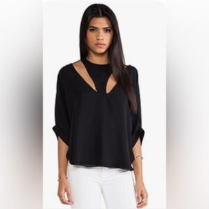 Boulee SIMONE TOP in Black, worn 1x to drinks/dinner